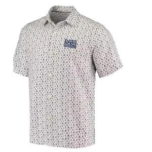 Men's XXL Tommy Bahama White New York Giants Baja Mar AOP Print Woven Button Up